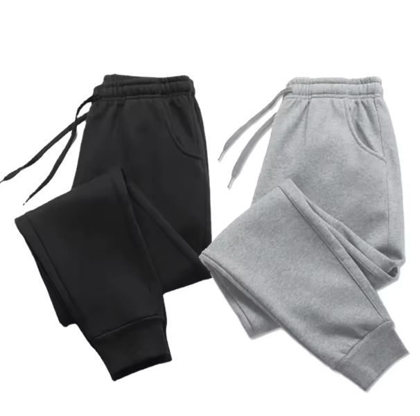 Grey and Black Sweatpants